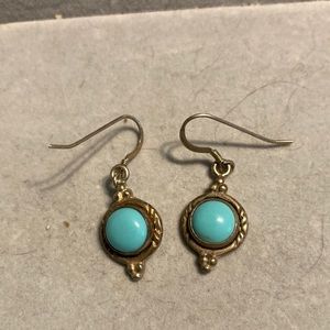Sterling silver and turquoise earrings